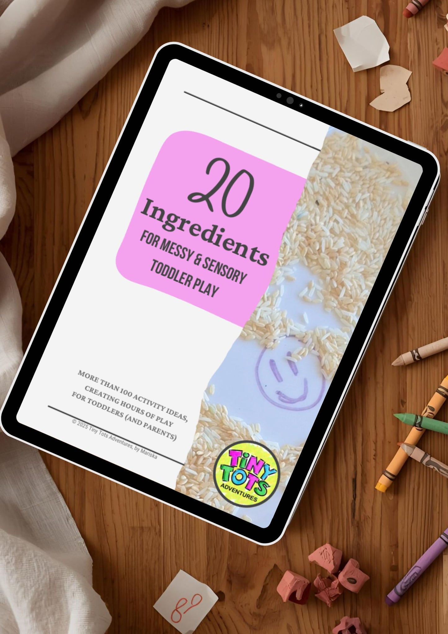 20 Sensory & Messy Play Ingredients