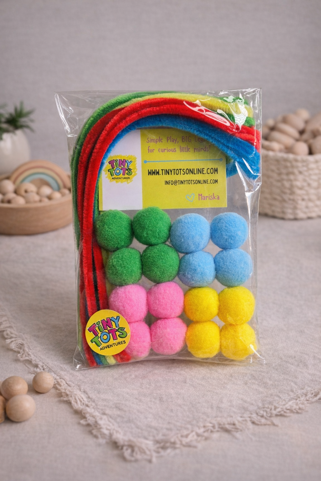 Pompoms + Pipecleaners